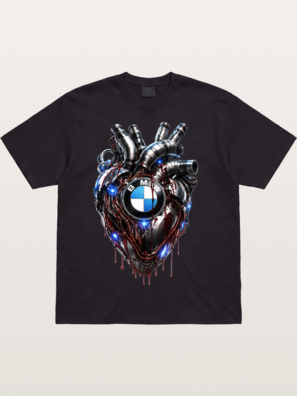 BMW Mechanical Heart Graphic Cotton T-shirt
