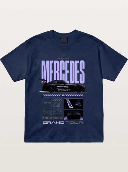 Purple Haze Mercedes Supercar Cotton T-shirt