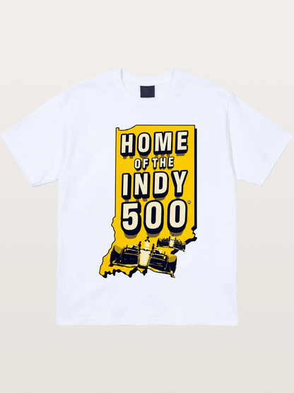 Indy 500 Indiana State Home Design Gildan T-shirt