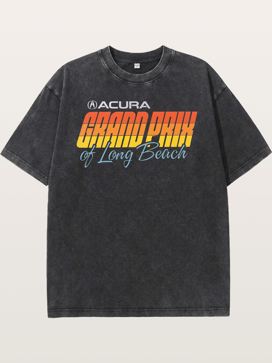 Sunset Grand Prix Typography Washed T-shirt