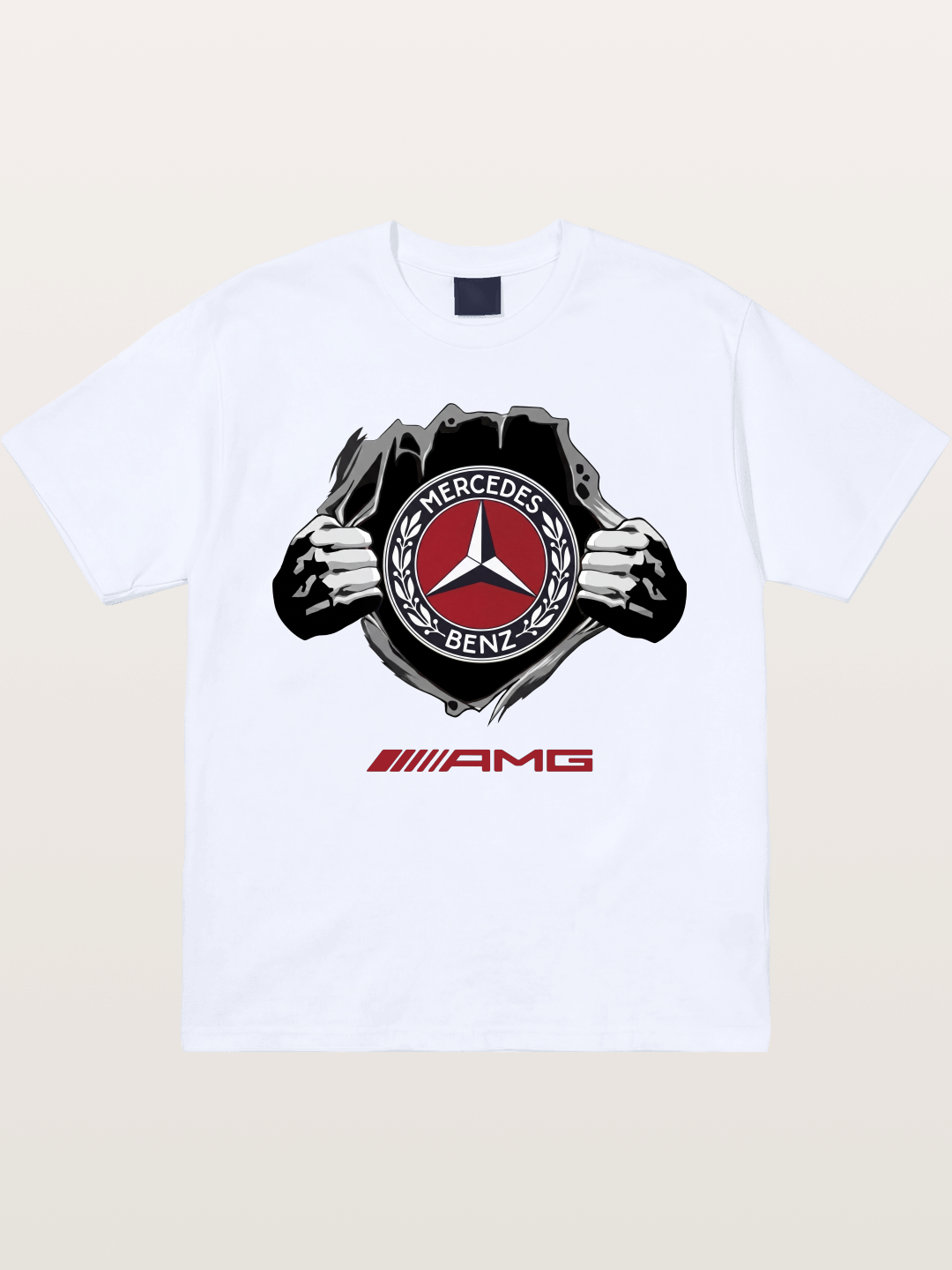 Benz Star Tear Graphic Gildan T-shirt