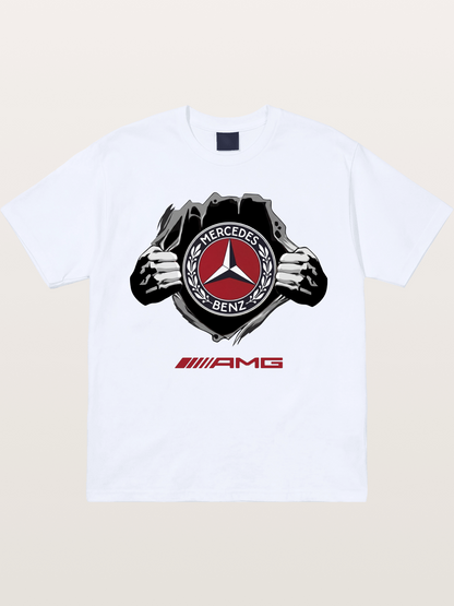 Benz Star Tear Graphic Gildan T-shirt