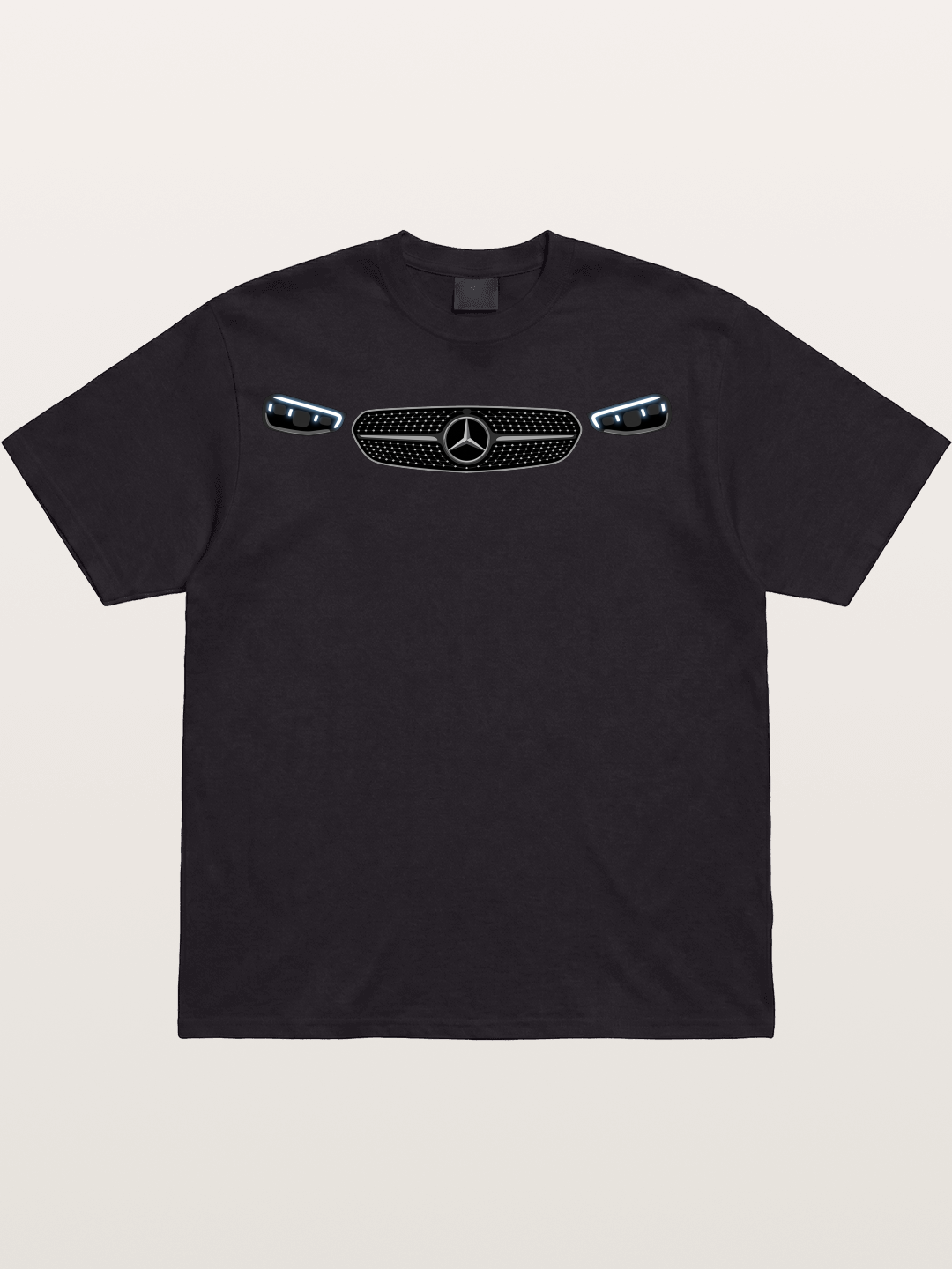 Mercedes-Benz Grille and LED Headlights Cotton T-shirt
