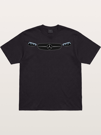Mercedes-Benz Grille and LED Headlights Cotton T-shirt