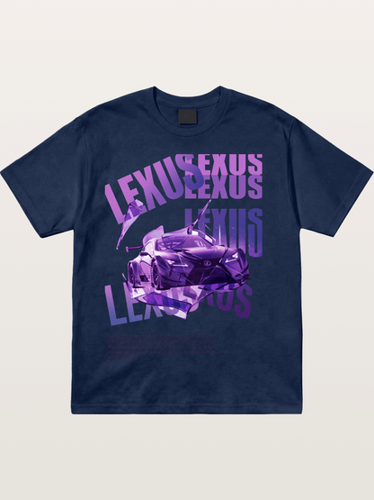 Purple RC F GT3 Shatter Art Cotton T-shirt