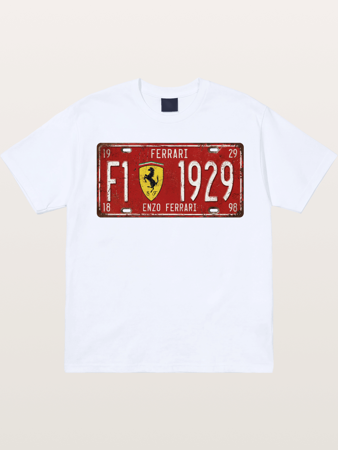 license plate Gildan T-shirt