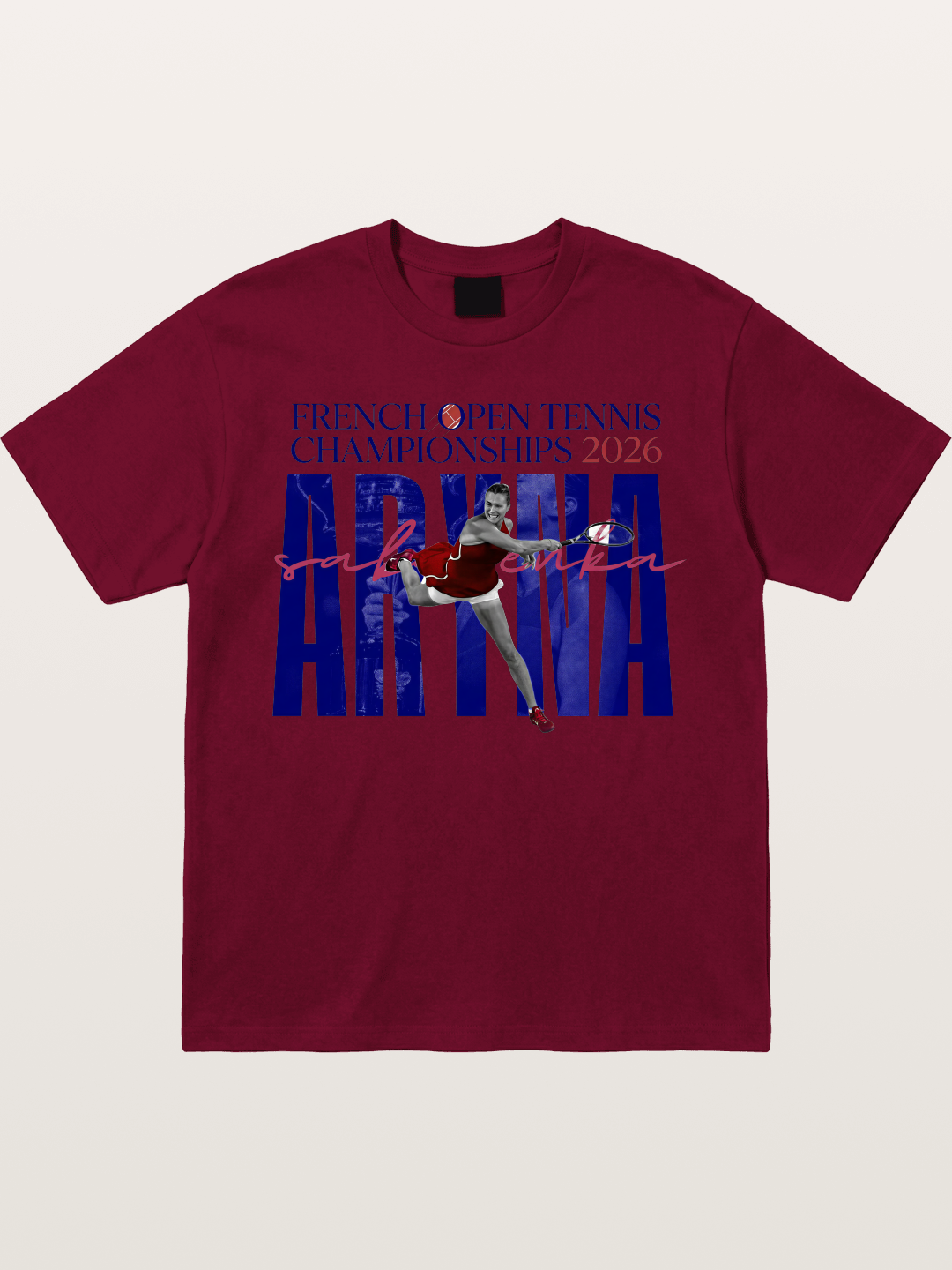 Aryna Sabalenka French Open Design Gildan T-shirt