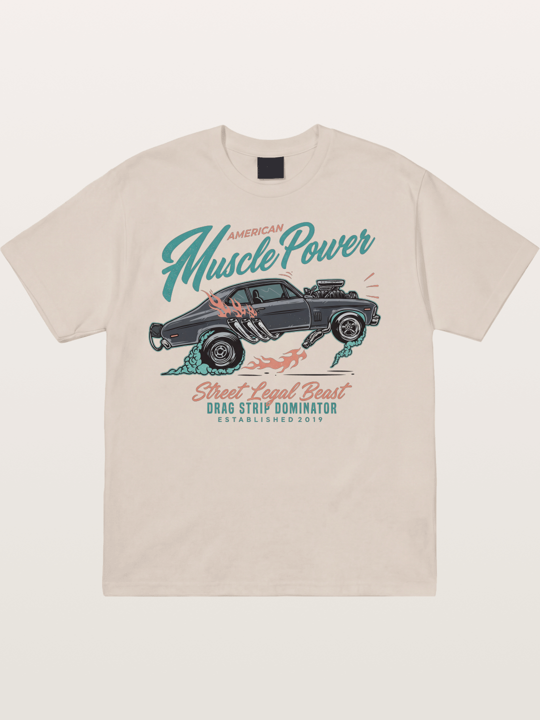 Burnout Power Cotton T-shirt