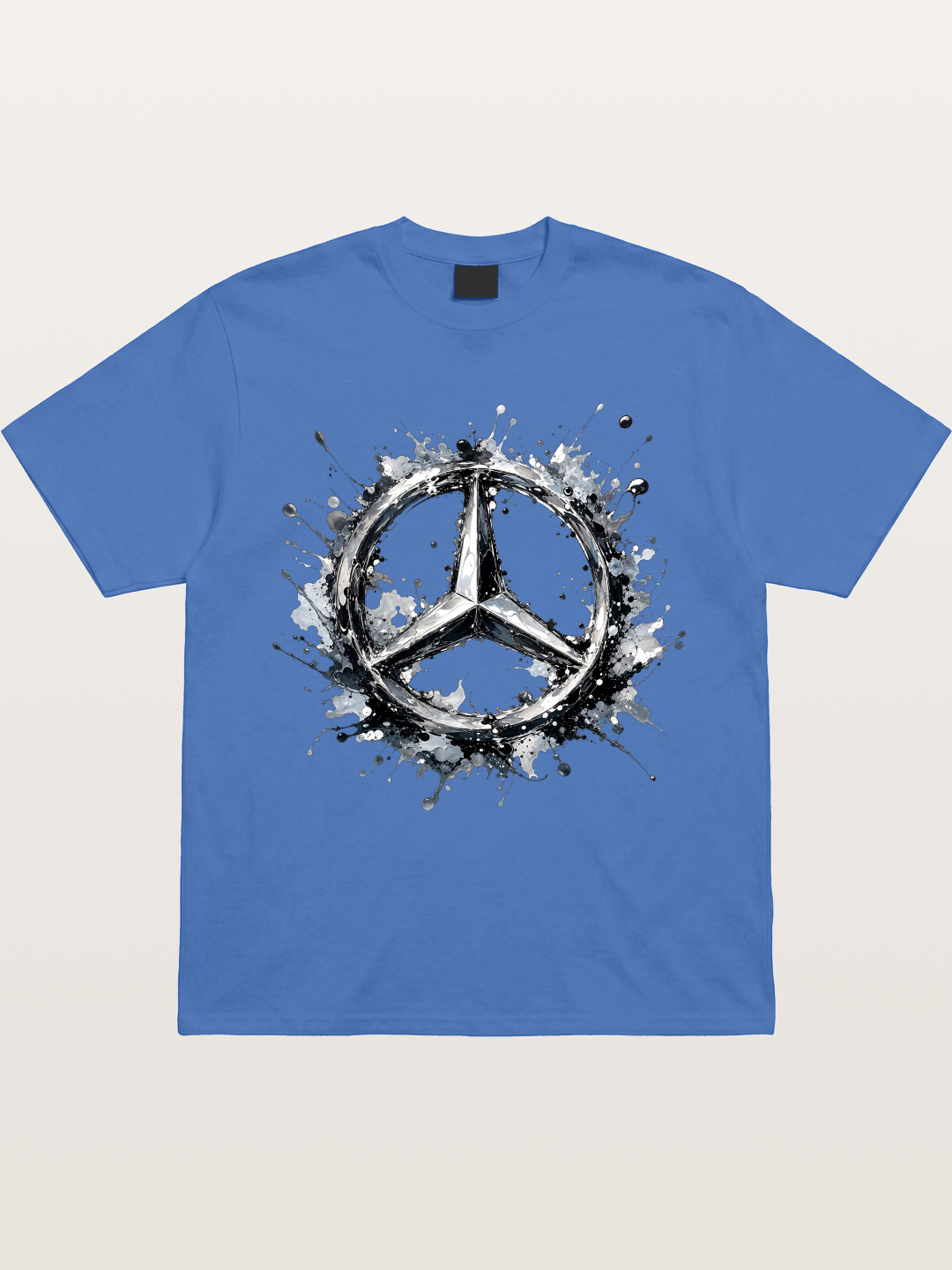 Mercedes Ink Wash Logo Art Gildan T-shirt