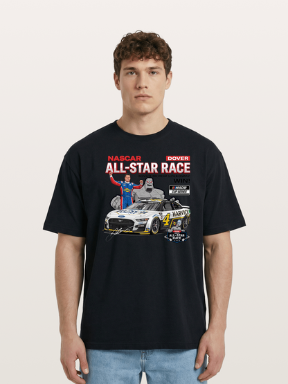 Kevin Harvick #4 Dover All-Star Win Cotton T-shirt
