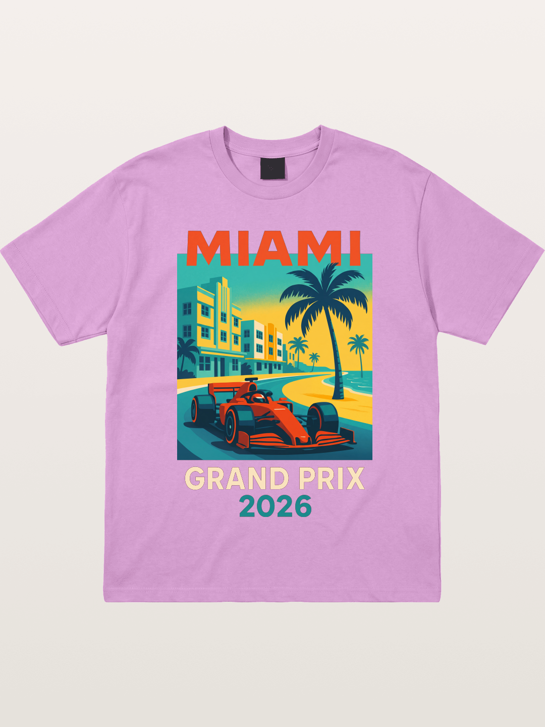 Miami Retro Race Vibes Gildan T-shirt