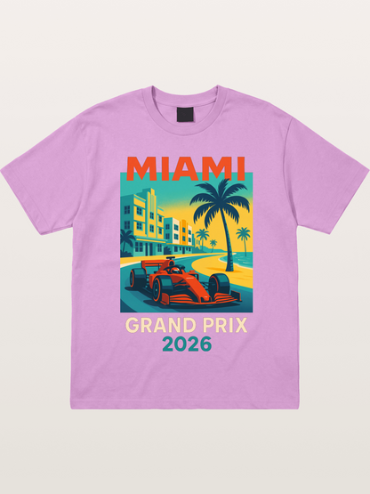 Miami Retro Race Vibes Gildan T-shirt