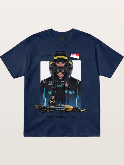 #27 IndyCar Driver Kyle Kirkwood Cotton T-shirt