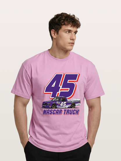 Purple 45 Racer Gildan T-shirt