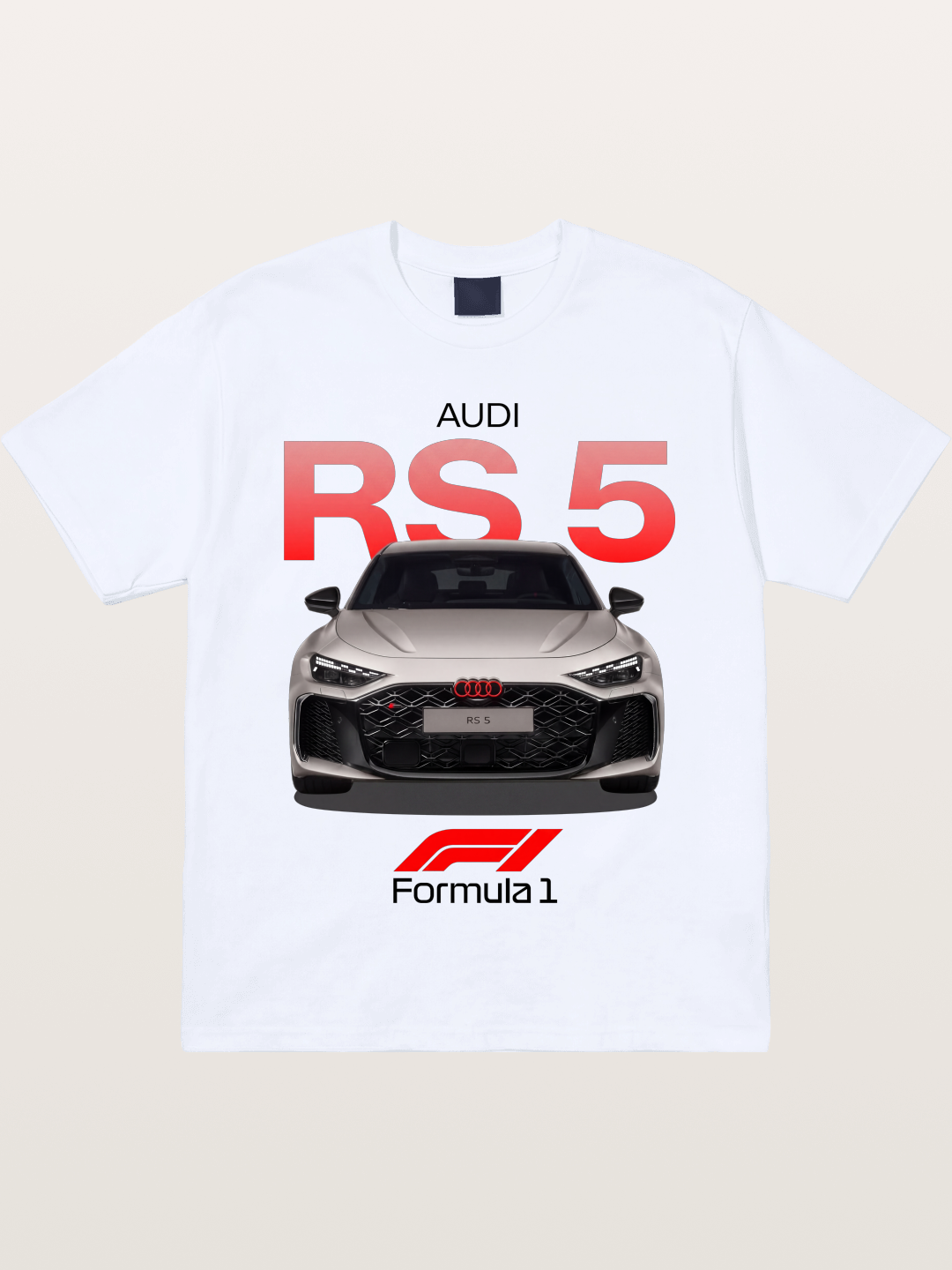 Audi RS5 F1 Inspired Poster Gildan T-shirt