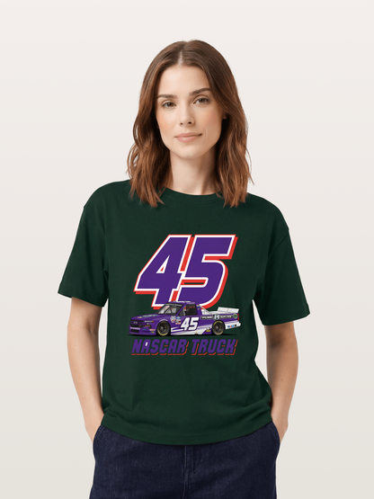 Purple 45 Racer Gildan T-shirt