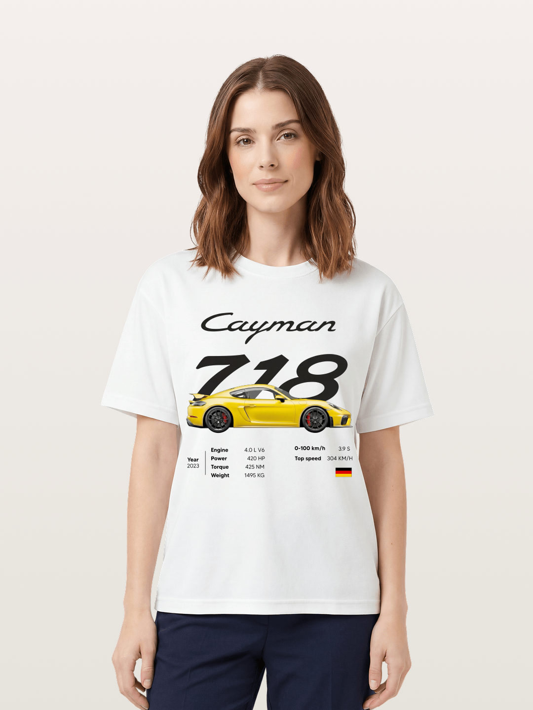 718 Porsche Vibe Cotton T-shirt