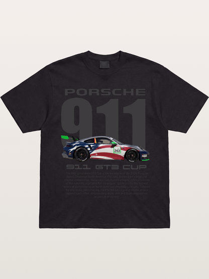 Porsche 911 GT3 Cup American Colors Gildan T-shirt