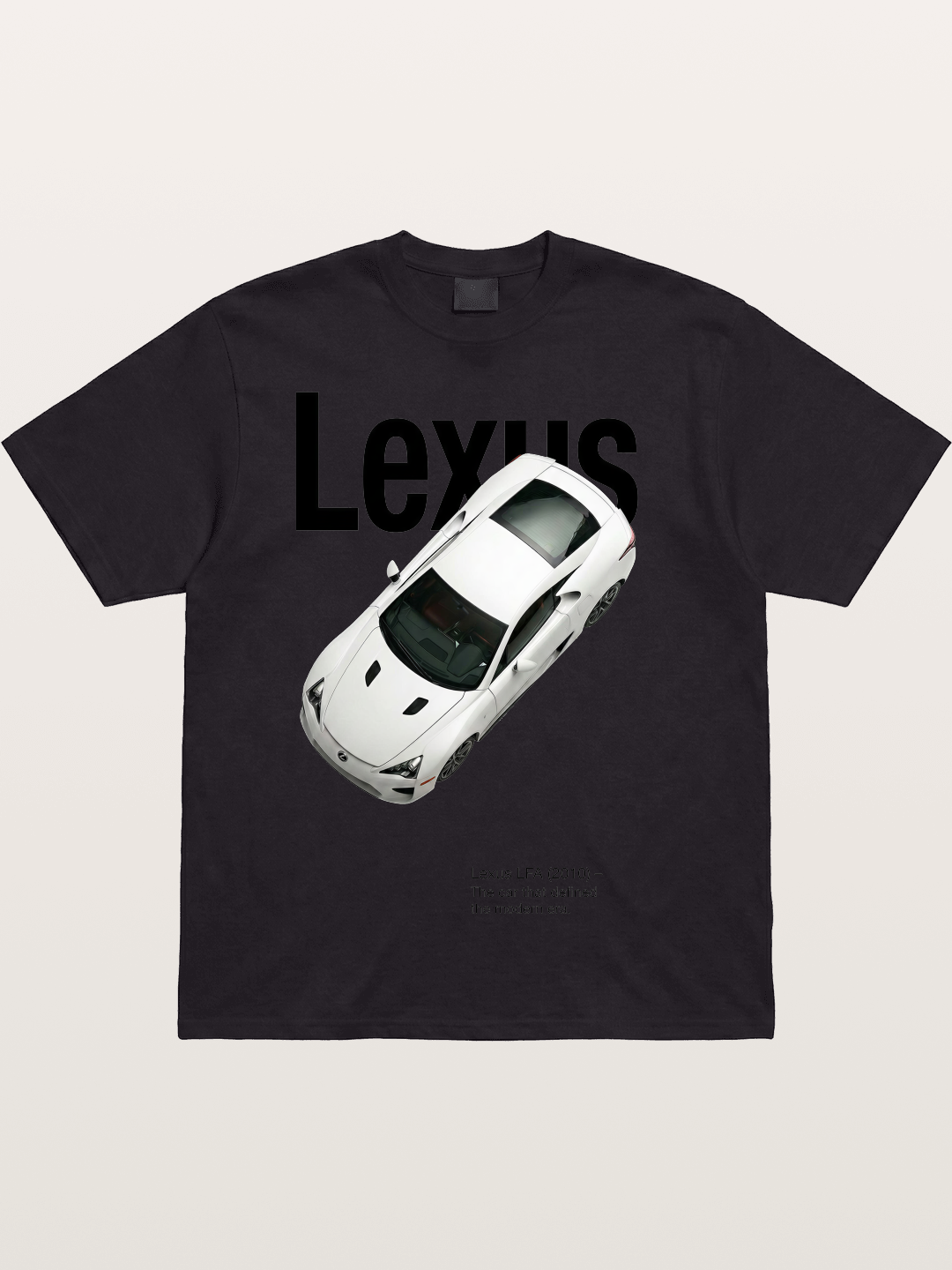 Lexus LFA Overhead View Art Cotton T-shirt