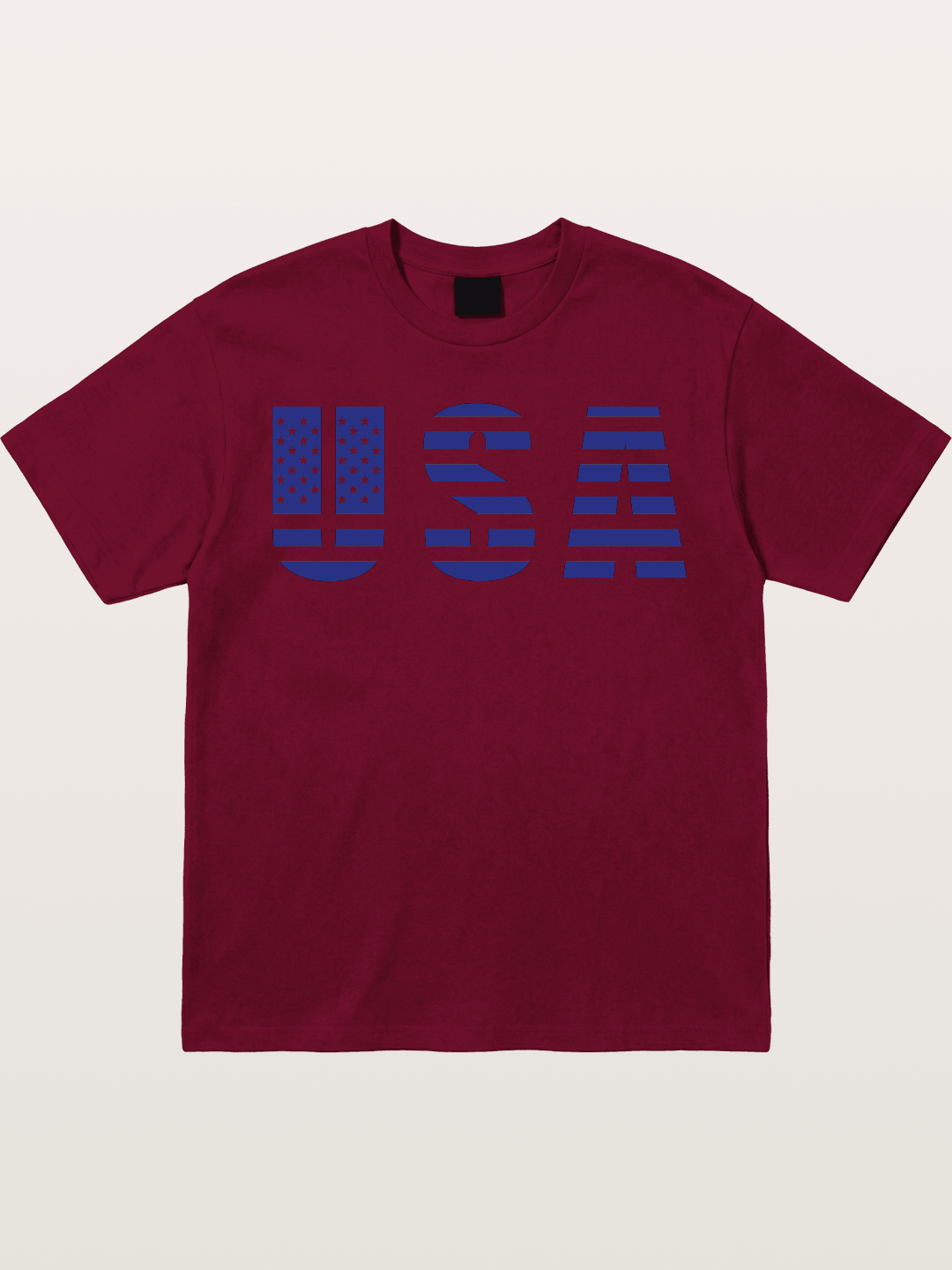 Blue Tone USA American Flag Gildan T-shirt
