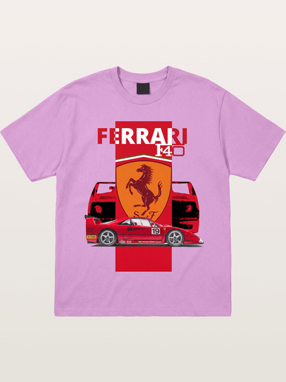Ferrari F40 Race Car Double View Gildan T-shirt