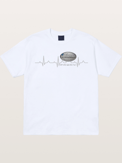 Pagani Heartbeat Badge Gildan T-shirt