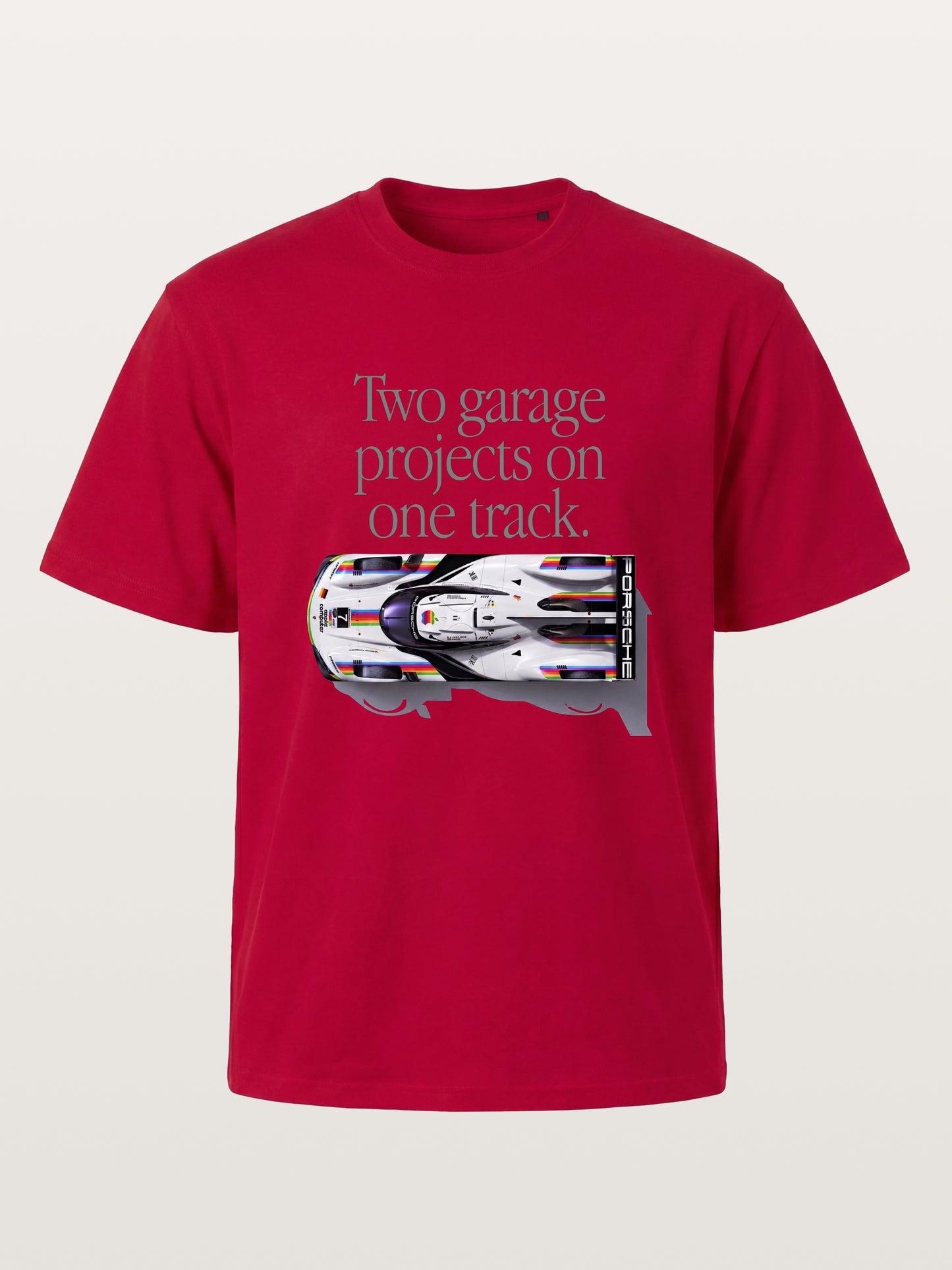 Le Mans Racer Two Garage Quote Gildan T-shirt