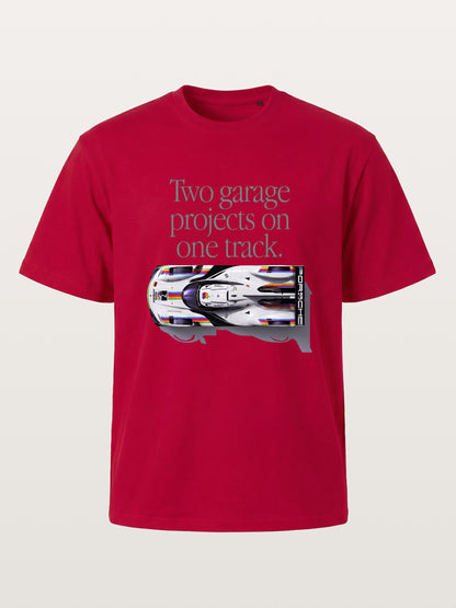 Le Mans Racer Two Garage Quote Gildan T-shirt