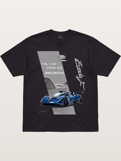 Pagani Zonda Technical Print Gildan T-shirt