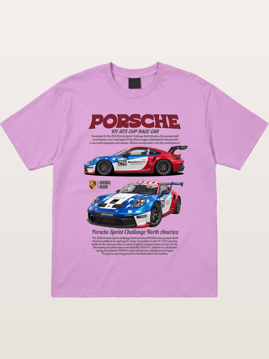 Porsche 911 GT3 Cup Sprint Challenge Gildan T-shirt