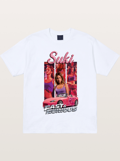 Fast & Furious Pink Crew Gildan T-shirt