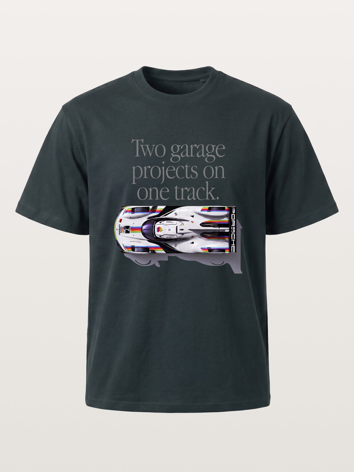Le Mans Racer Two Garage Quote Gildan T-shirt