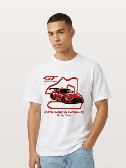 Mercedes AMG GT Race Track Art Gildan T-shirt