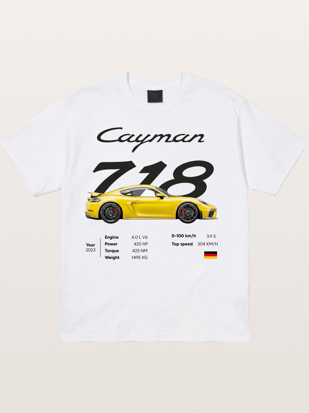 718 Porsche Vibe Cotton T-shirt