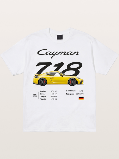 718 Porsche Vibe Cotton T-shirt