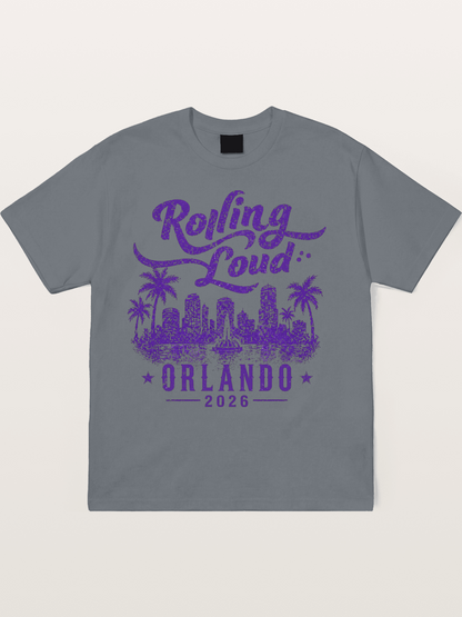 Rolling Loud Orlando 2026 Print Cotton T-shirt