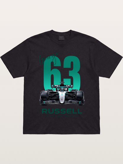 George Russell Mercedes F1 63 Gildan T-shirt