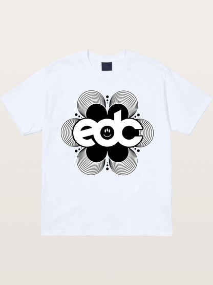 EDC Wavy Daisy Logo Design Gildan T-shirt