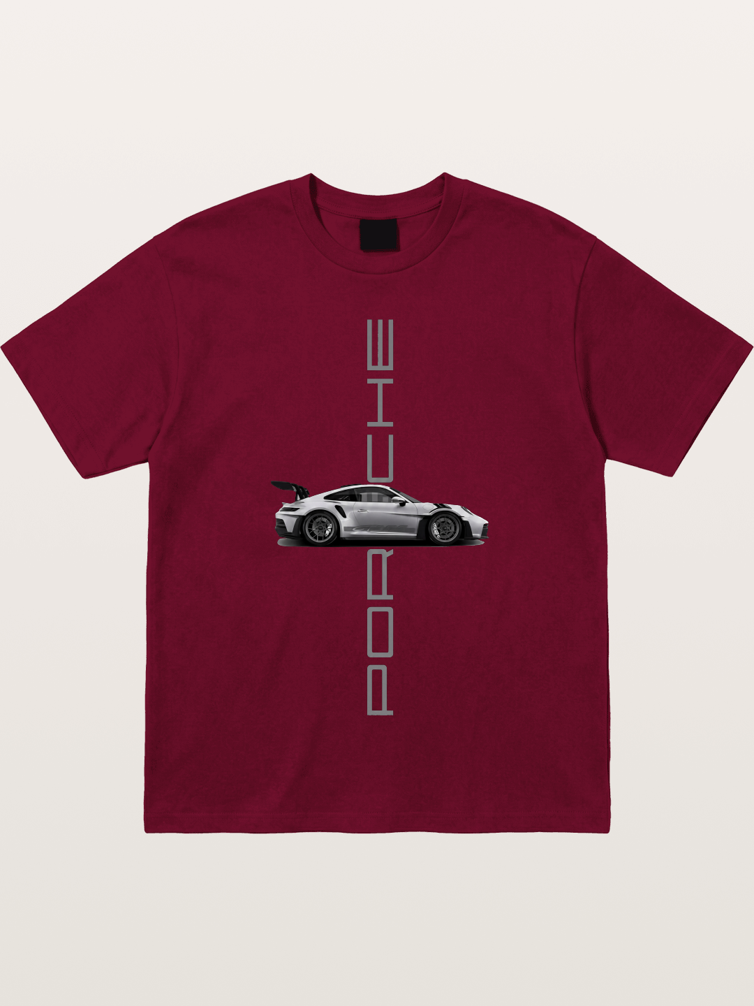 Porsche 911 Vertical Text Design Gildan T-shirt