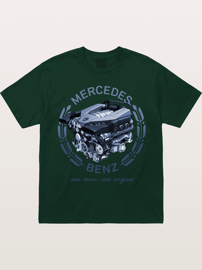 Benz V8 Engine Technical View Gildan T-shirt