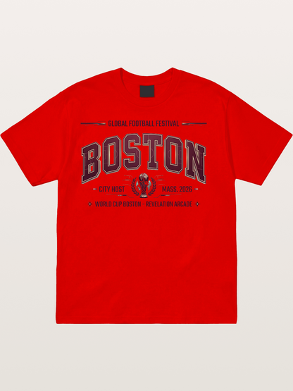Boston 2026 World Cup Host Cotton T-shirt