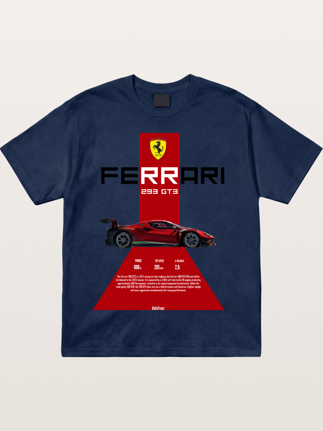 296 GT3  Cotton T-shirt