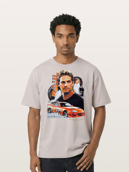 Orange Supra Fast & Furious Cotton T-shirt