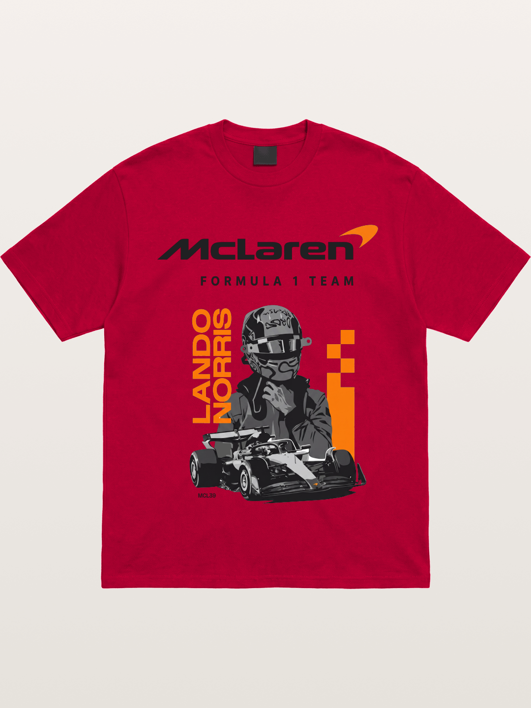 Lando Norris McLaren Portrait Gildan T-shirt