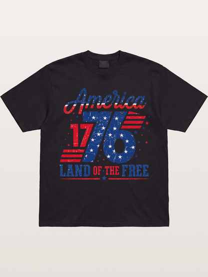 America 1776 Land Of The Free Gildan T-shirt