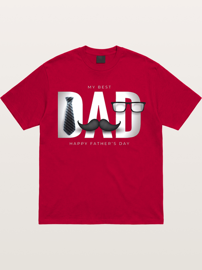 Gentleman Dad Tie Glasses Beard Gildan T-shirt