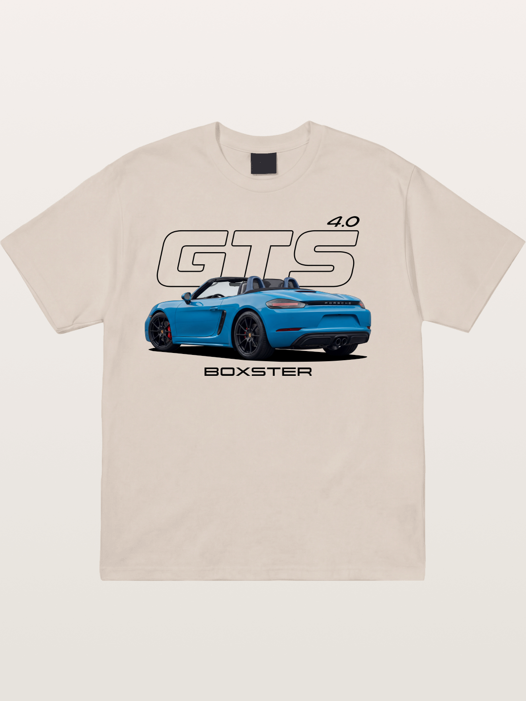 Porsche 718 Boxster GTS Print Cotton T-shirt