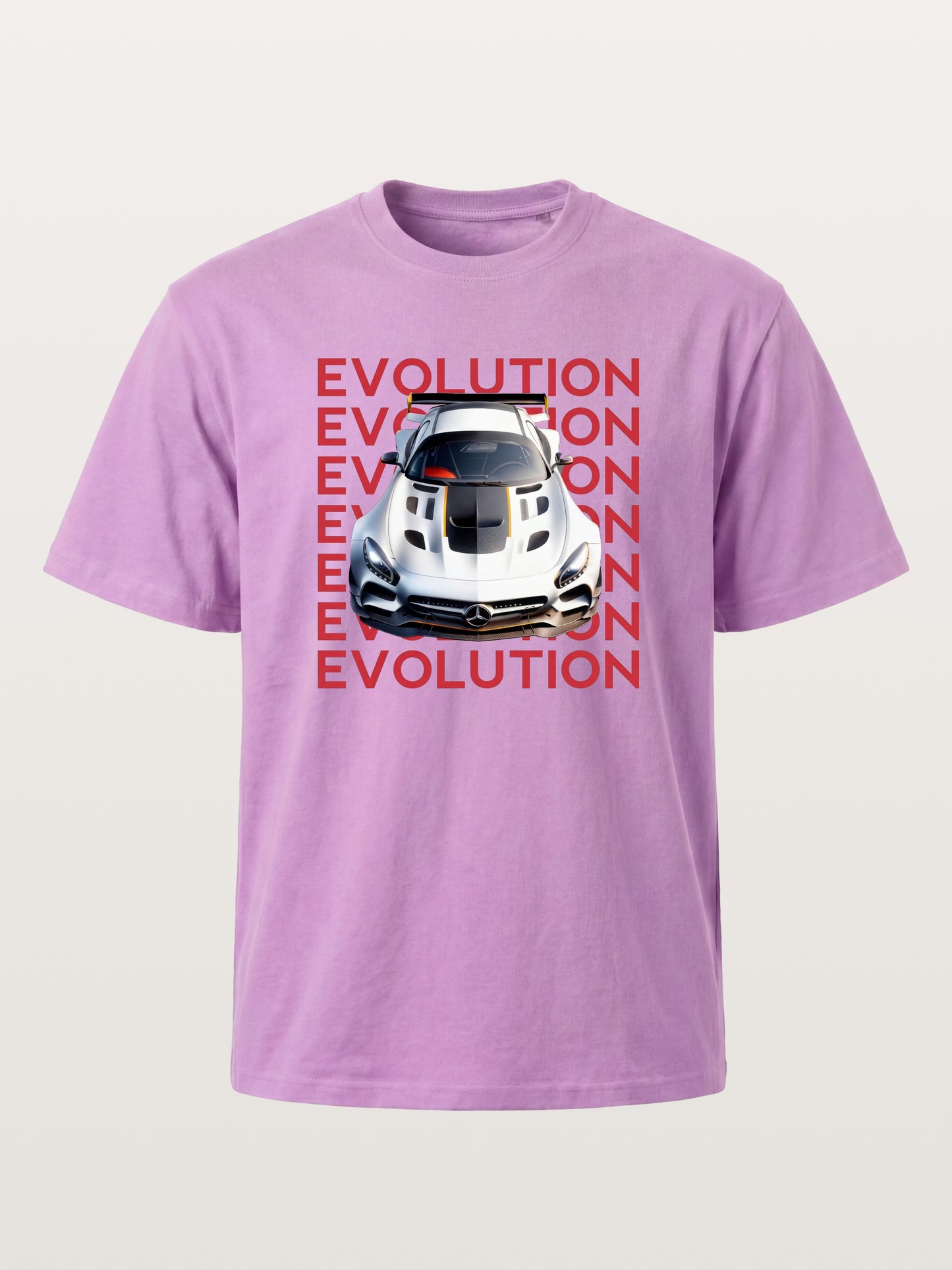 AMG GT Race Car Evolution Repeat Text Gildan T-shirt