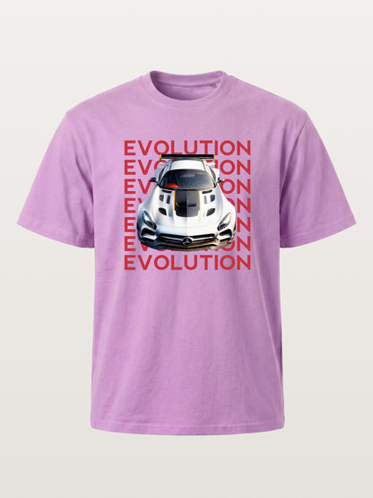 AMG GT Race Car Evolution Repeat Text Gildan T-shirt