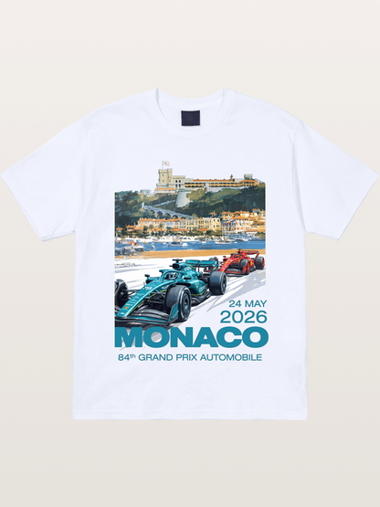 2026 Monaco Grand Prix Race Cars Scene Gildan T-shirt